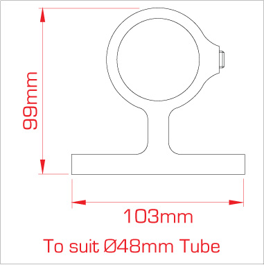 DOUGHTY T194055 SUPPORT BRACKET