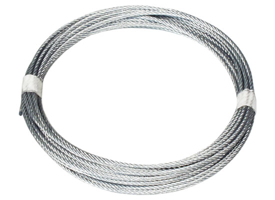 VMB 2190 Stahlseil TE074 6mmx10m Ø6mm, Ende zugespitzt, verschweißt