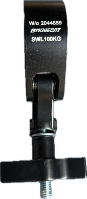 Doughty T58301 Slimline Quick Clamp Black mit Movecat Logo