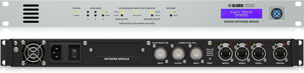 KLARK TEKNIK DN9650 Digitaler Audioformat-Converter AES 50