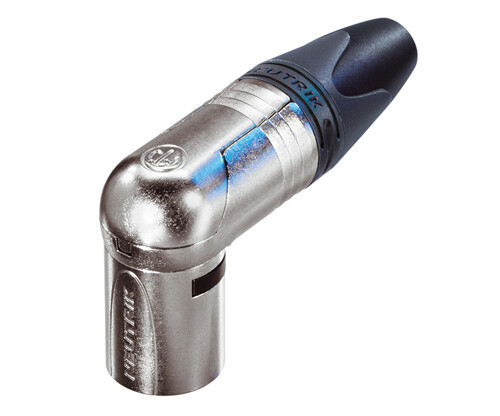 NEUTRIK NC3MRX XLR 3pol Stecker, male, GEWINKELT, verbesserte Zugentlastung / Kontakte (Nachfolger von NC3MRC)