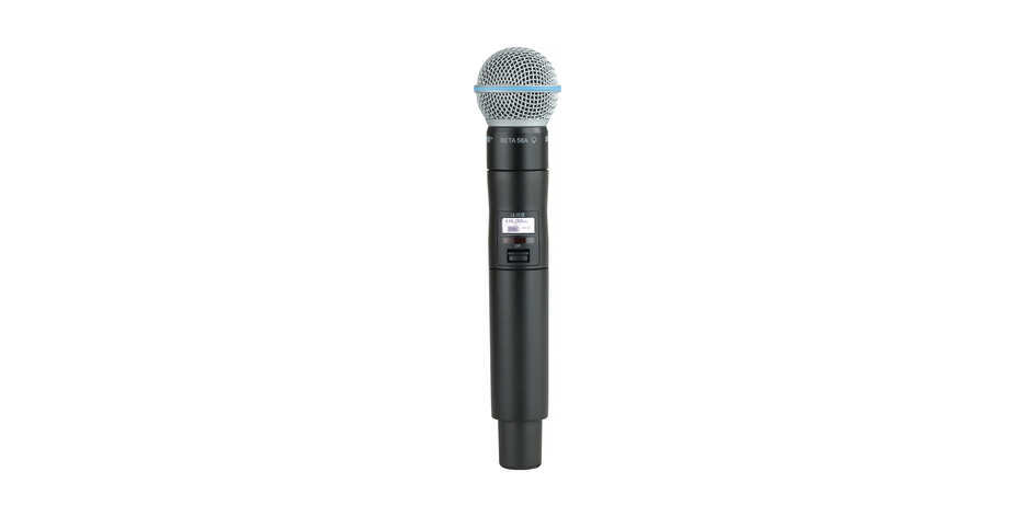 SHURE ULXD2/B58=-V51 Handsender mit Beta 58A Mikrofonkopf 174-216 MHz