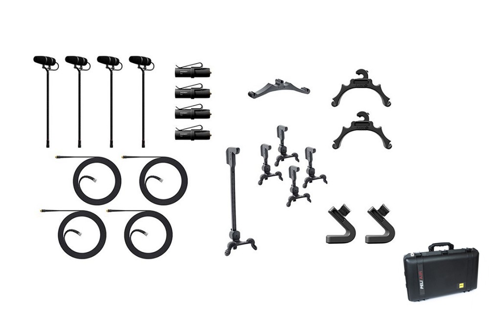 DPA KIT-4099-DP-4C 4099 CORE+ Classic Touring Kit, 4 Mics and accessories, Loud SPL