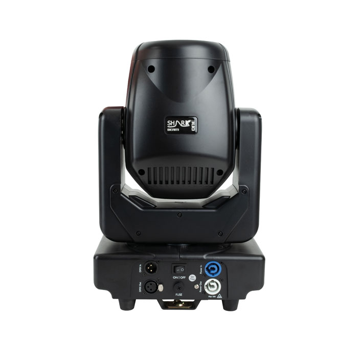 SHOWTEC Shark Beam One LED Moving Head, schwarz, CW, 90W LED, 3°, DMX, Farbrad, 8-fach Prisma, motor. Fokus