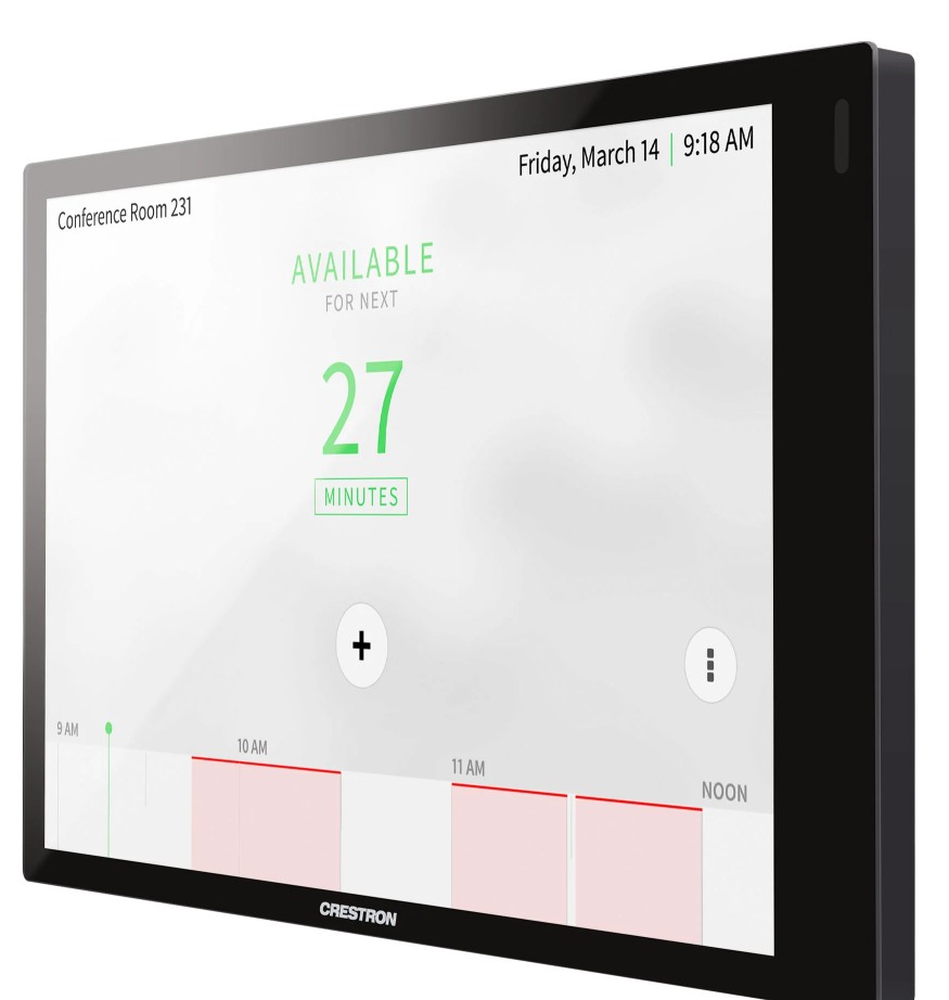 CRESTRON TSW-770-B-S – 7" Wall Mount Touch Screen, Black Smooth