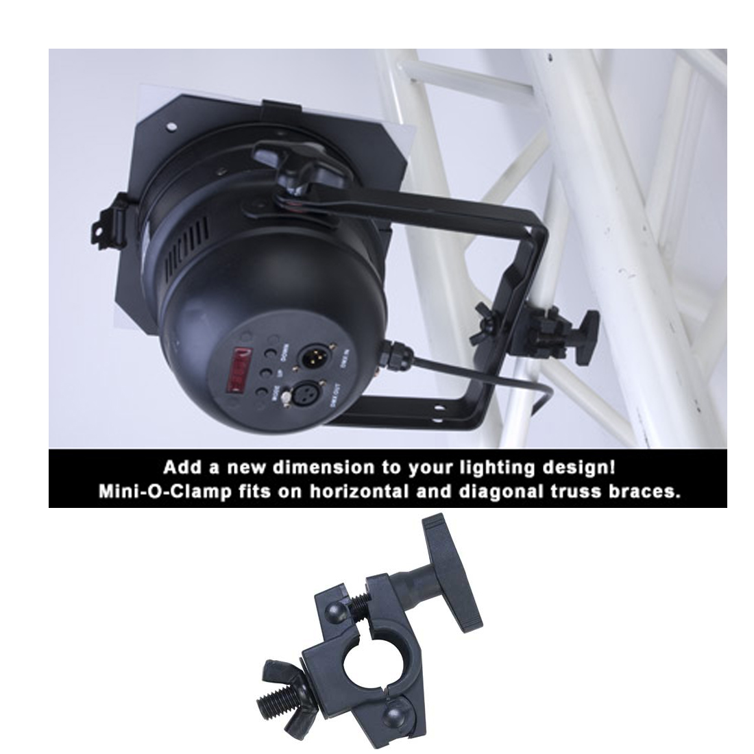 ADJ Mini O-Clamp Stativ Klemme