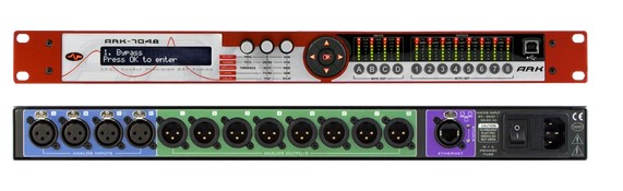 LYNX pro-audio ARK-7048 Digital Processor 4in 8out 56bit 120dB, RMS/Peak Ethernet