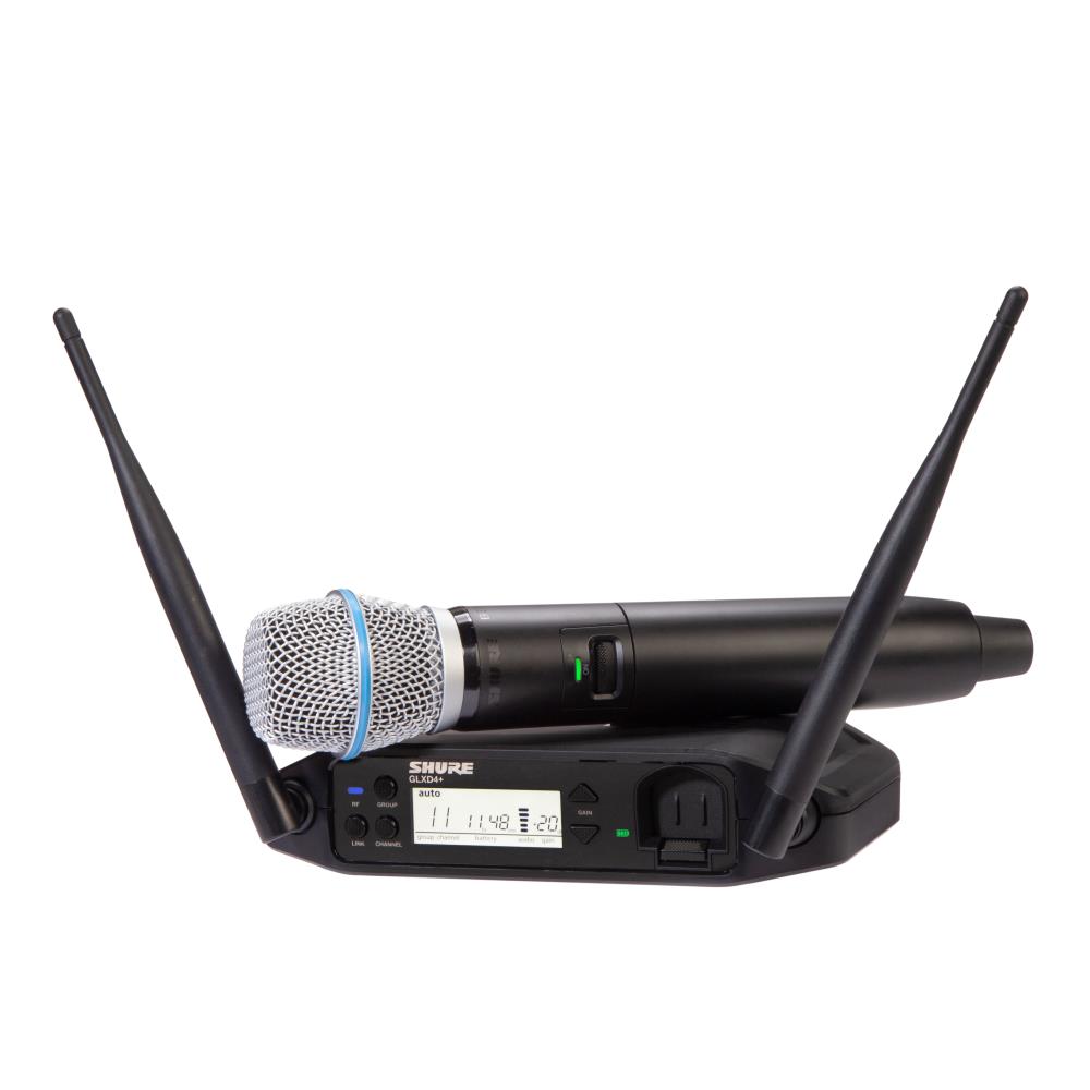 SHURE GLXD24+E/B87A-Z4 Digitales Funksystem mit BETA®87A Gesangsmikrofon