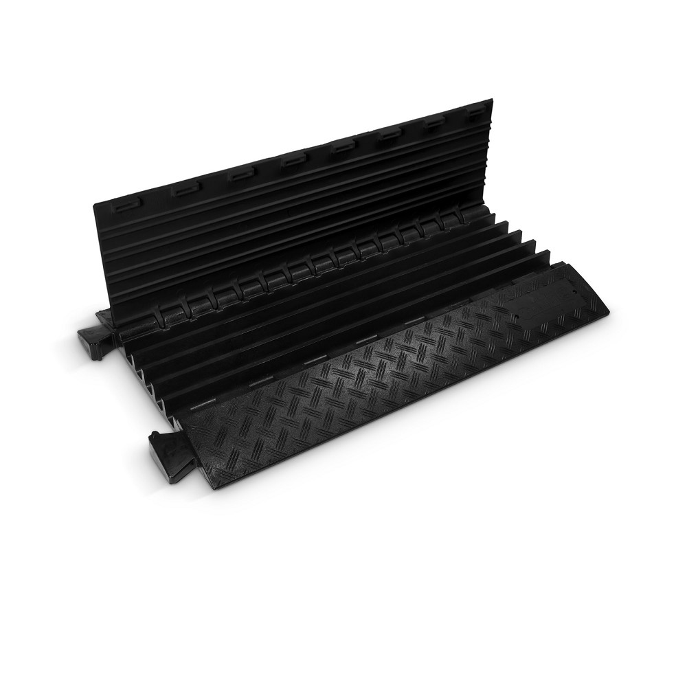 DEFENDER MIDI 5 BLK Cable Protector 5 Channel | black | heavy duty | height 5,5cm