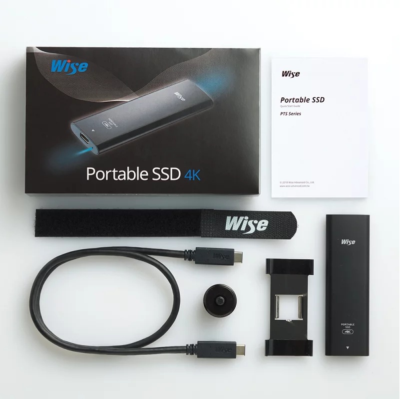 WISE Portable SSD 2 TB für Blackmagic Pocket Cinema Camera 4K und 6K