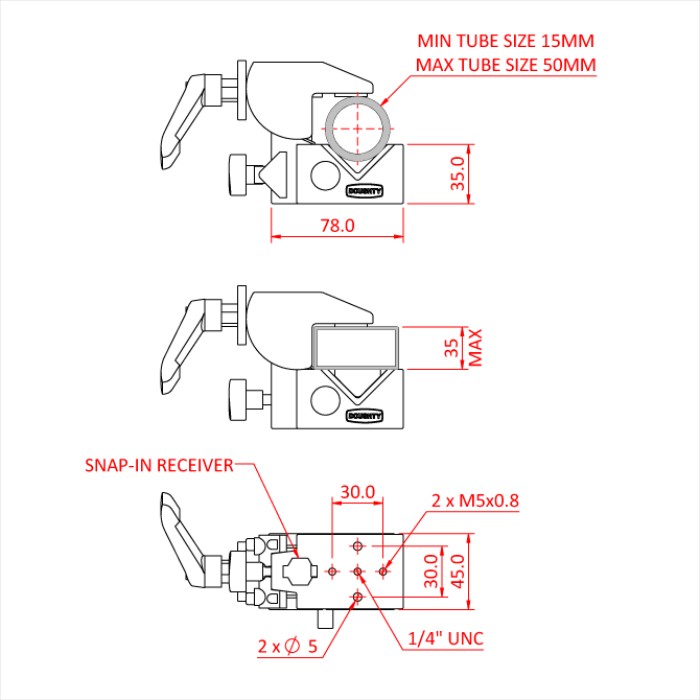 DOUGHTY G116001 Supaclamp