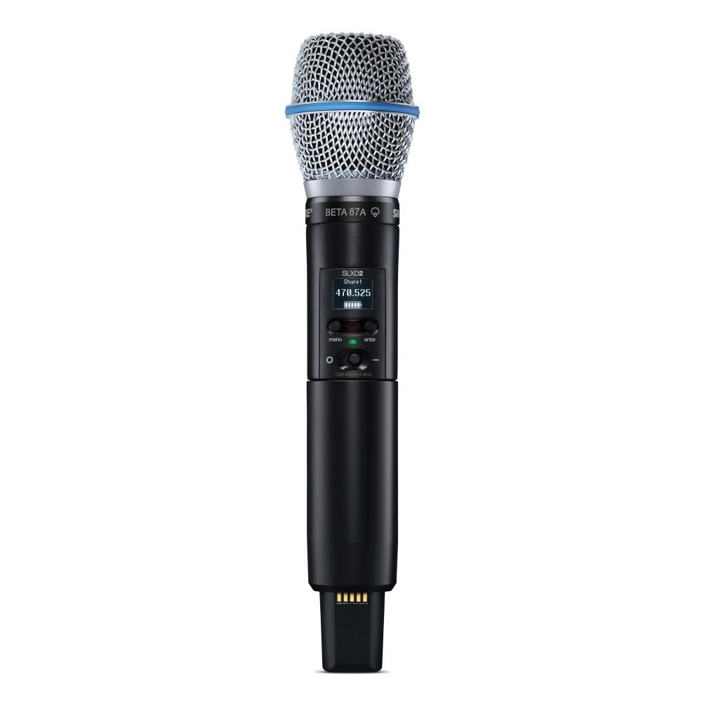 SHURE SLXD2/B87A=-G59 Handsender mit Beta®87A Kapsel  470-514 MHz