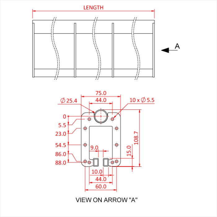 DOUGHTY T63706 Six Track Straight Sections - 0.5m