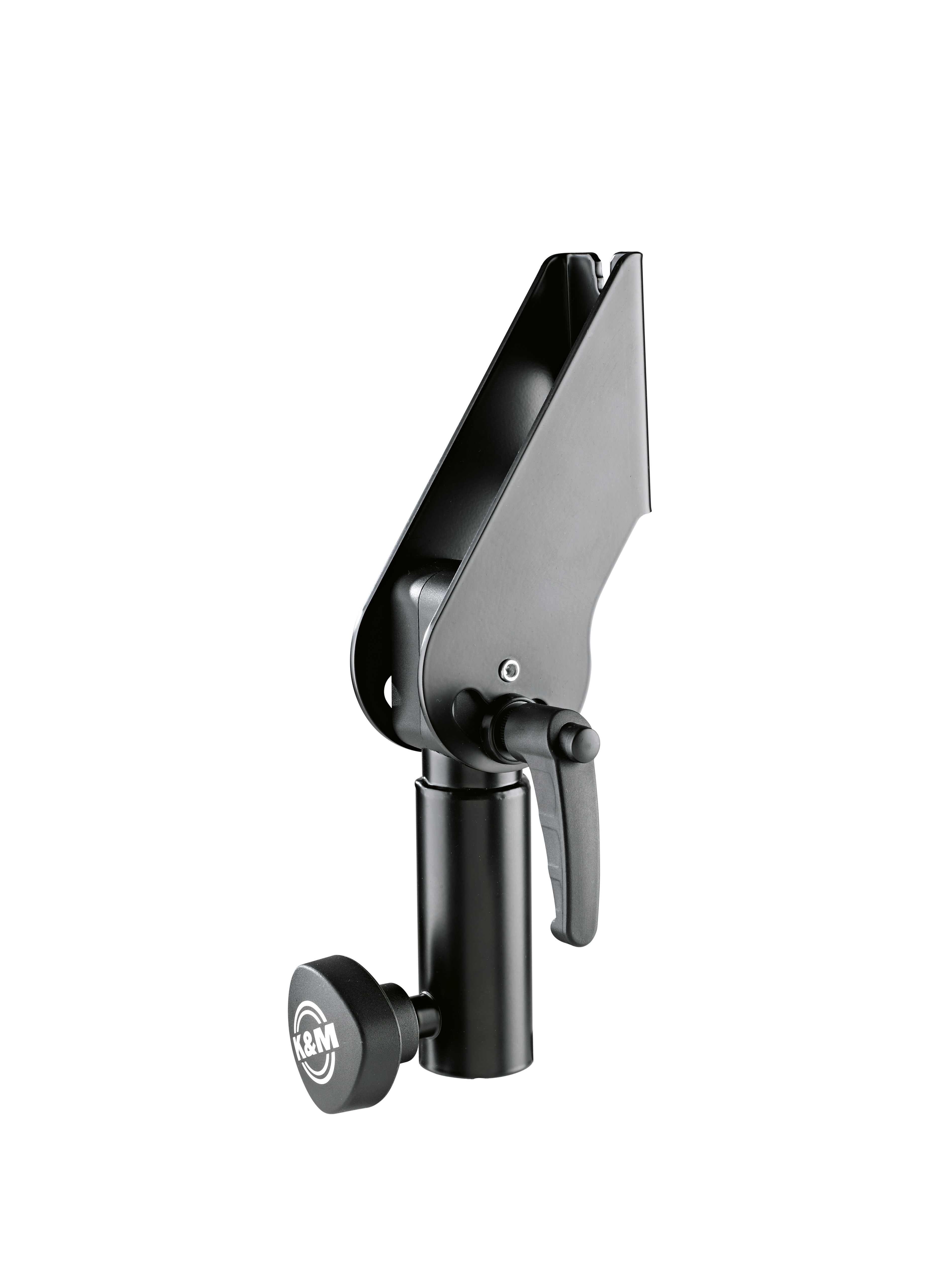 K&M 19610 Stativadapter, schwarz, Aufnahme 35mm female, Tragkraft: 25kg, Neigung -30°- 60°