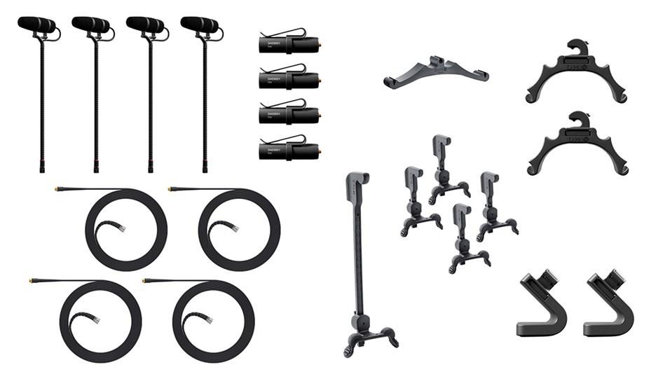 DPA KIT-4099-DP-4R 4099 CORE+ Rock Touring Kit, 4 Mics and accessories, Extreme SPL