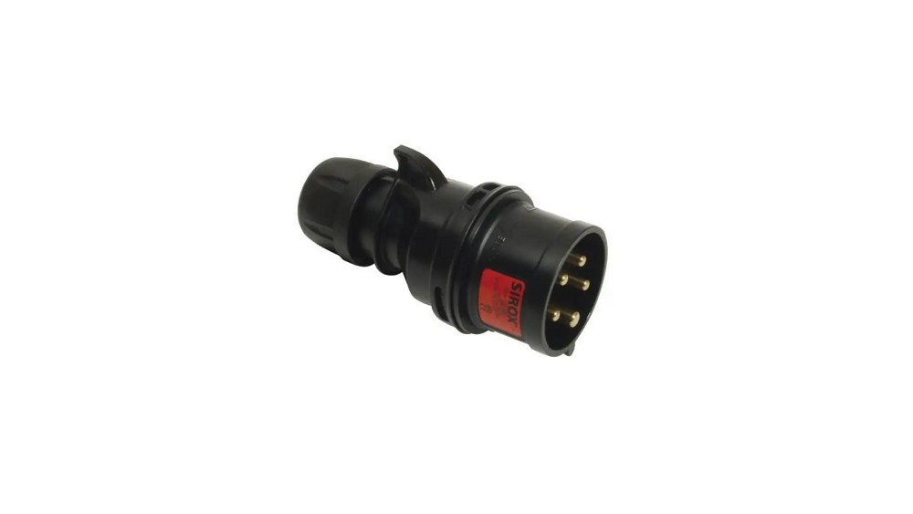 SIROX 630.256.01 CEE-Stecker 32A 400V 5-Pol schwarz
