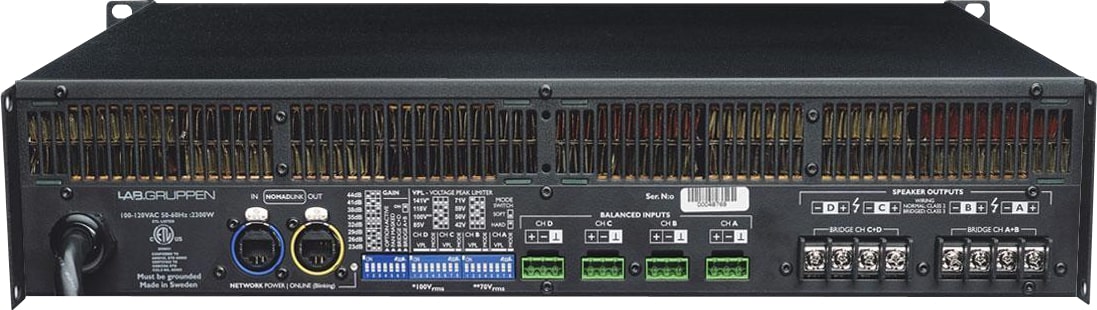 LAB GRUPPEN C28:4 Verstärker 4x700W/4 2HE