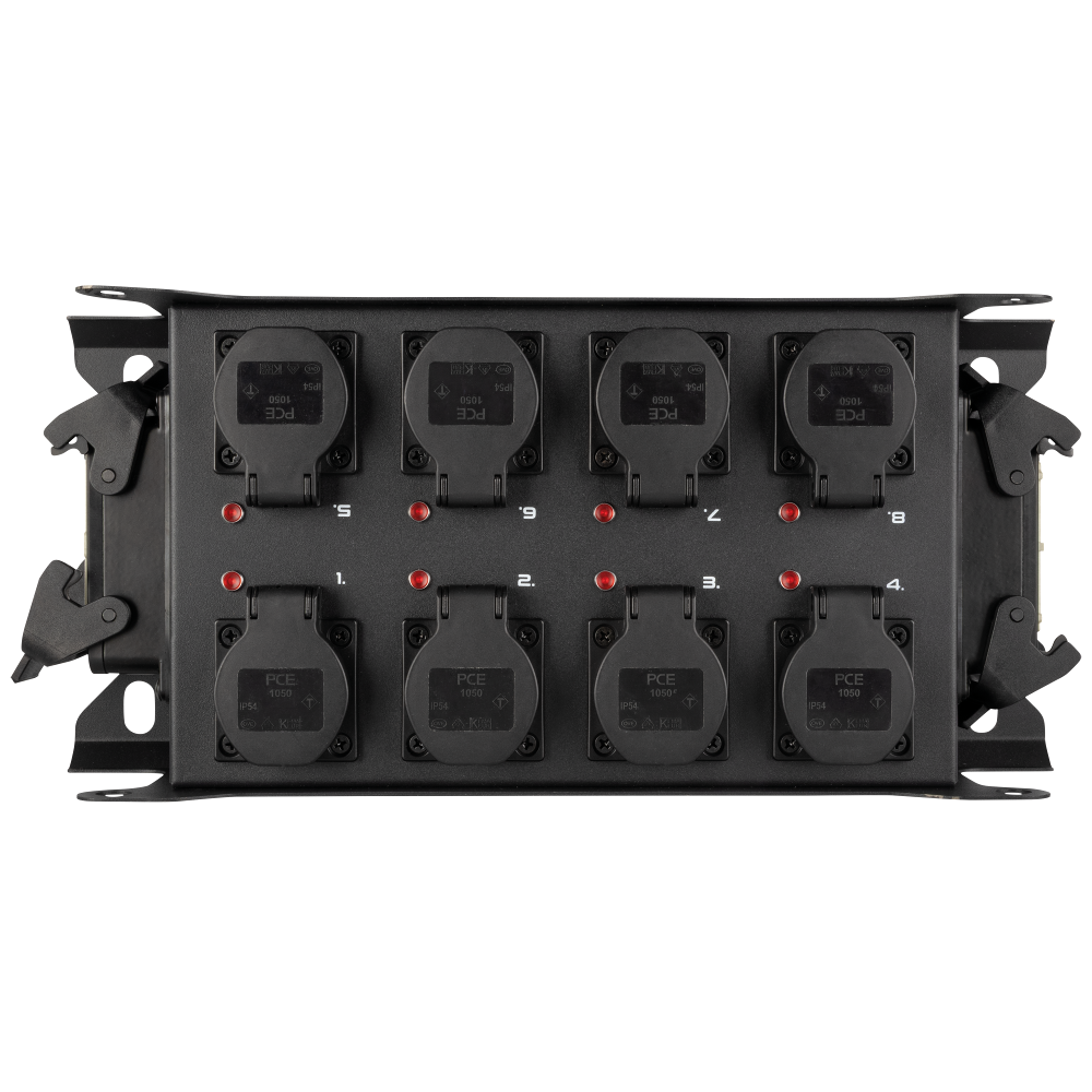 SHOWGEAR PowerCore 2m.8s Breakout Multipin H16 In/Out to 8x Breakout Multipin H16 Ein-/Ausgang auf 8x Schuko