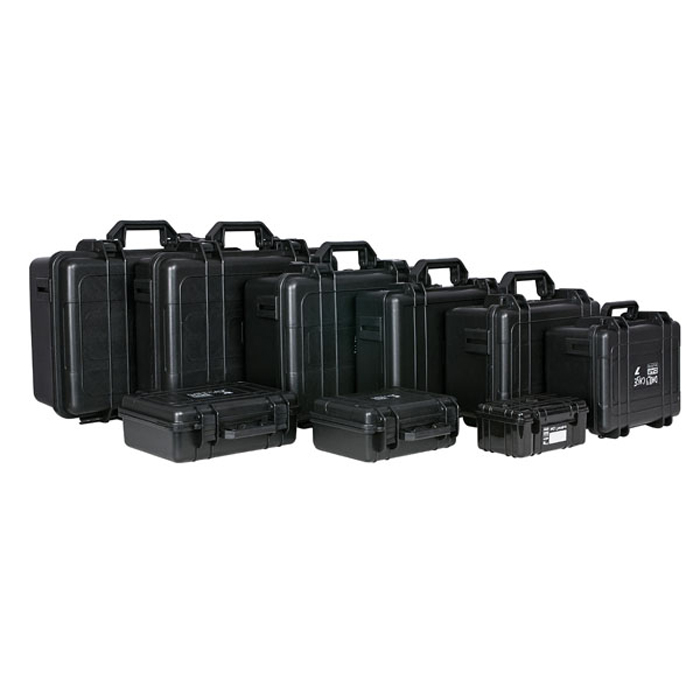 SHOWGEAR Daily Case 4 Kunststoffkoffer, Innenmaße: 255x185x83mm, IP65, Klappgriff, Schaumstoff