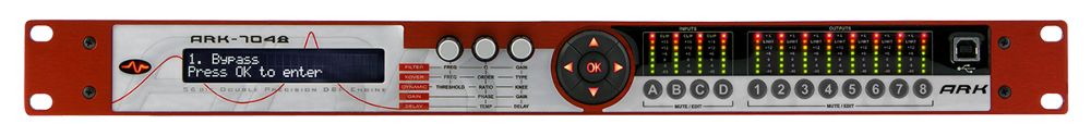 LYNX Pro Audio ARK-7048 – Digital Speaker Processor 4 In / 8 Out – gebraucht