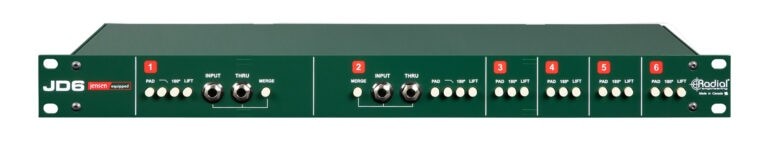 RADIAL JD6 Six-Channel Passive Rackmount Direct Box