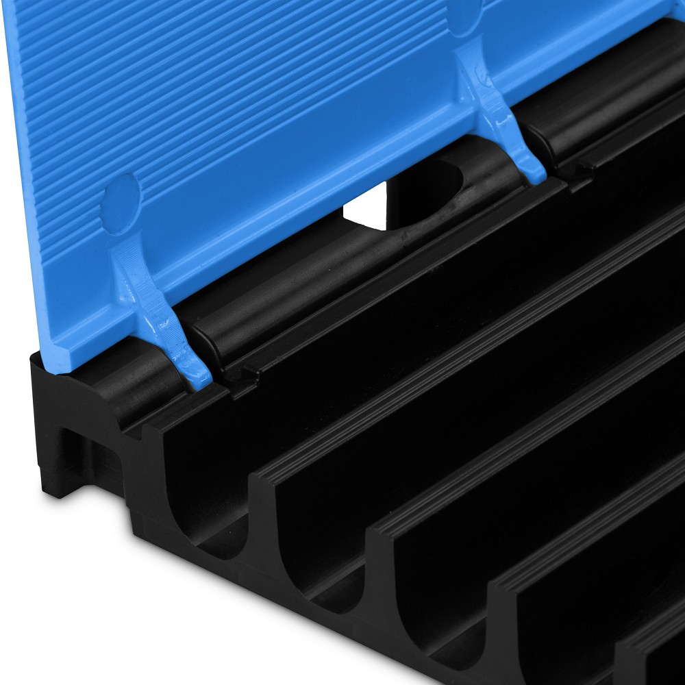 DEFENDER MIDI 5 2D BLU MID SECTION Modular system 5 channels | blue | middle section | wheelchair-accessible transition | height 5.4 cm