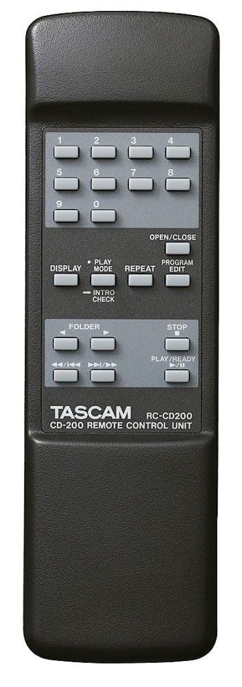 TASCAM CD-200 19“,2HE,CD-Player für  Audio-CDs, MP3/MP2- und WAV-Dateien