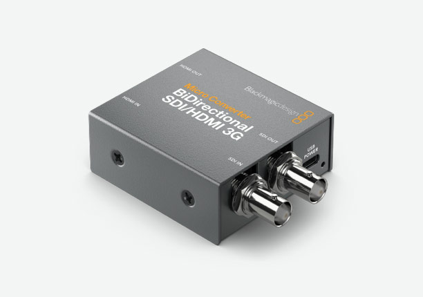 BLACKMAGIC DESIGN Micro Converter BiDirectional SDI/HDMI 3G wPSU Bidirektionaler SDI-/HDMI-Konverter mit 3G-SDI und Netzteil