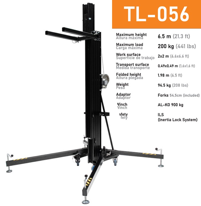 VMB TL-056 / 6,5 m / 200 kg