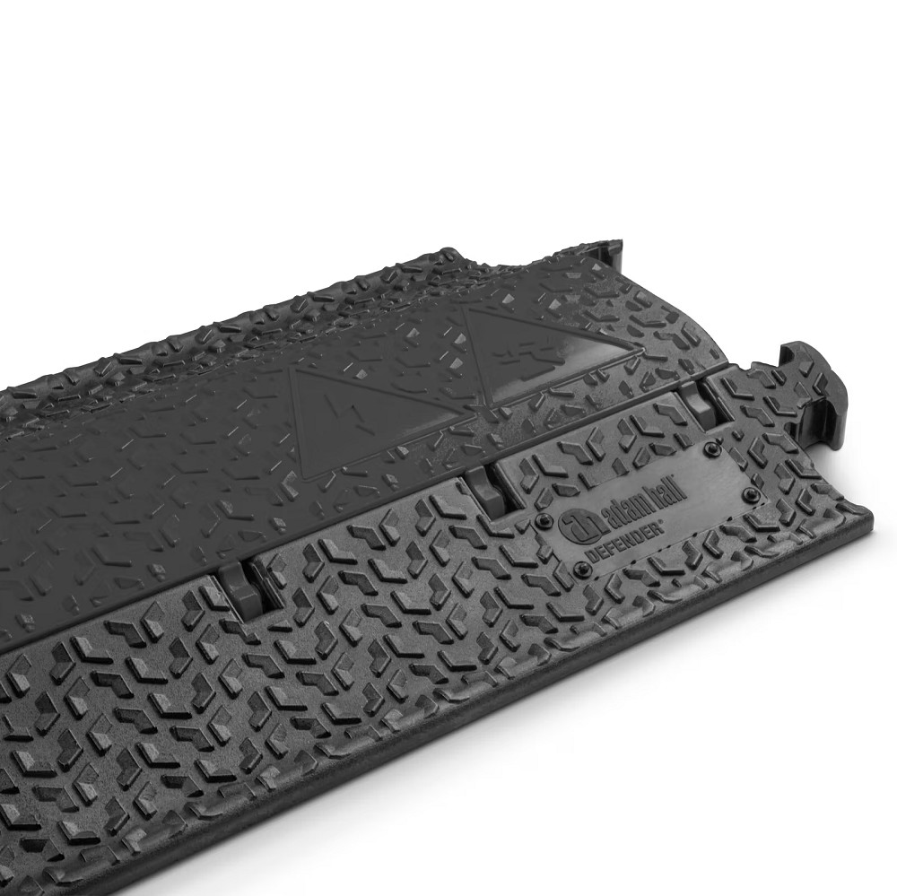 DEFENDER MICRO 2 BLK Cable Protector 2 channels | black | medium duty | height 4.5cm