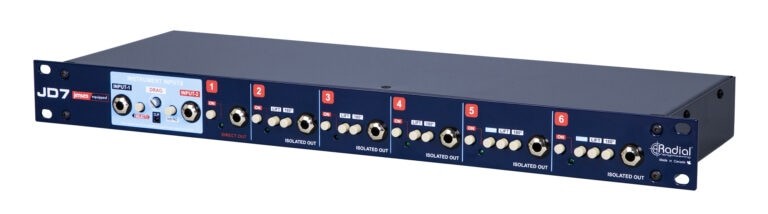 RADIAL JD7 Studio Guitar Distribution and Splitting