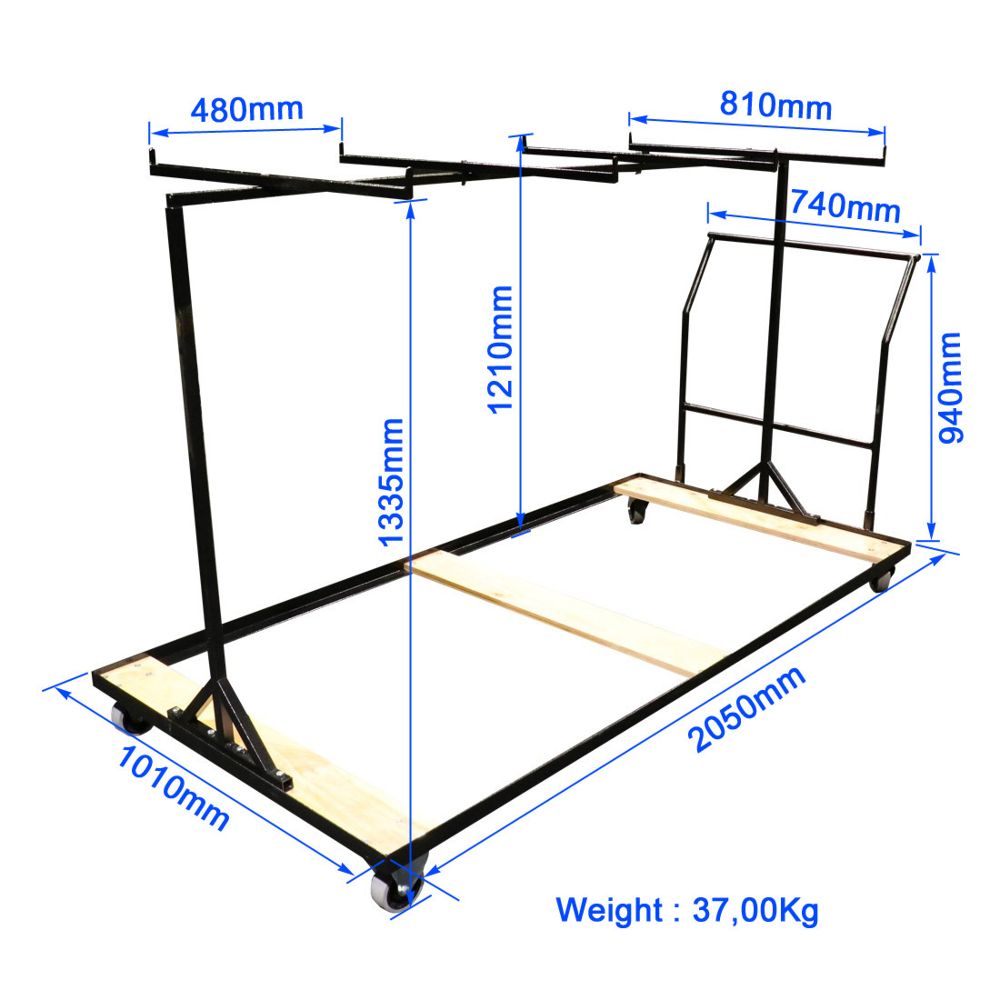 DURASTAGE Geländer Trolley Dolly