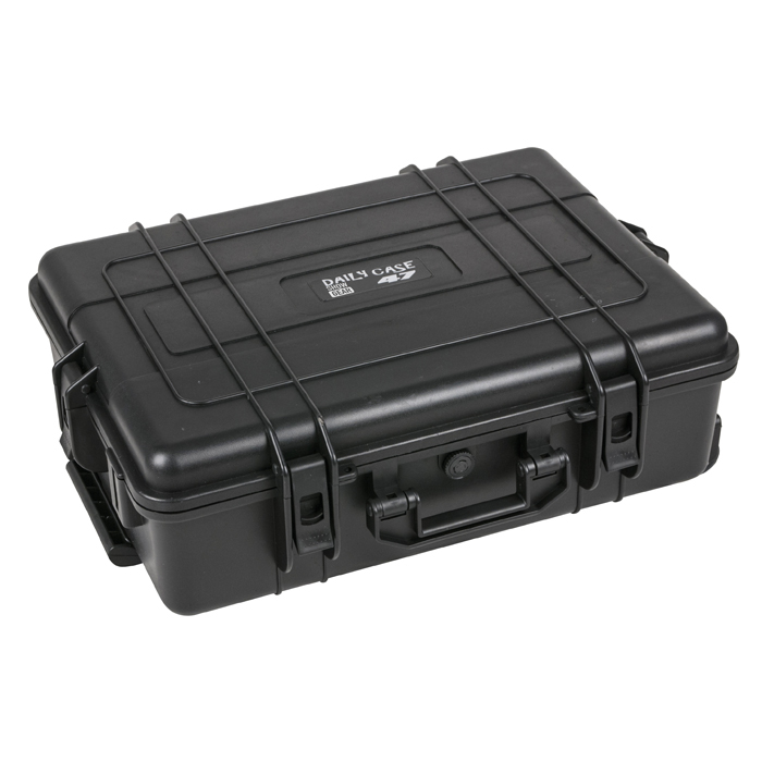 SHOWGEAR Daily Case 47 Kunststoffkoffer Trolley, Innenmaße: 590x420x190mm, IP65, Klappgriff, Schaumstoff