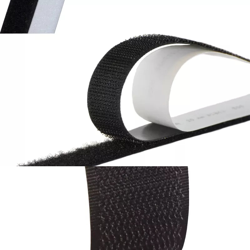 Hakenband ohne Kleber – 25 mm x 25 m weiß