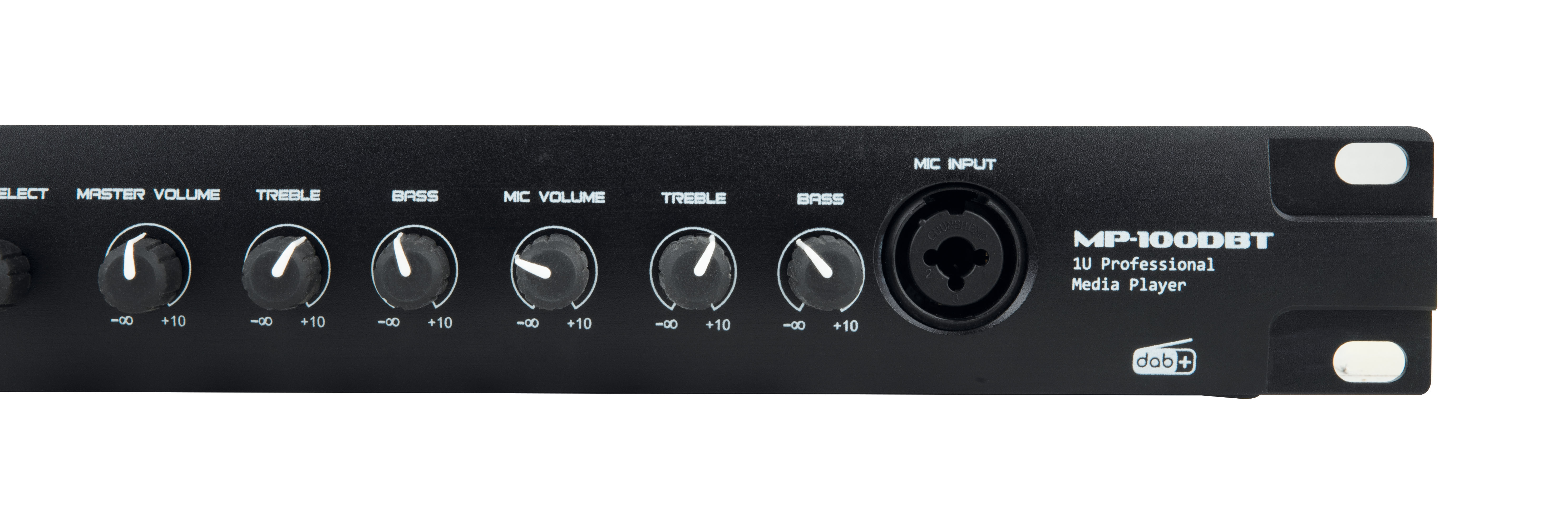 DAP MP-100DBT DAB+/FM-Radio, USB-Player und BT 4.2, 1HE-Medienplayer