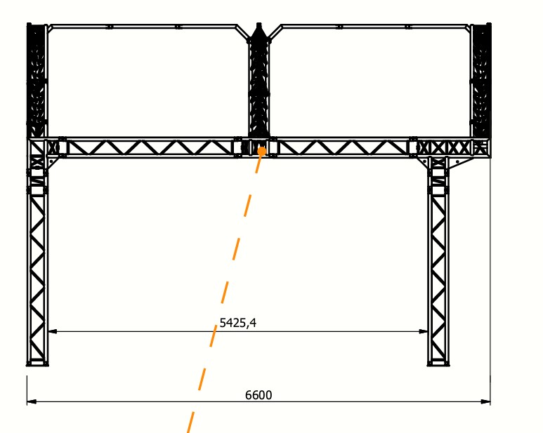 GLOBAL TRUSS Round arch stage 8x6m
