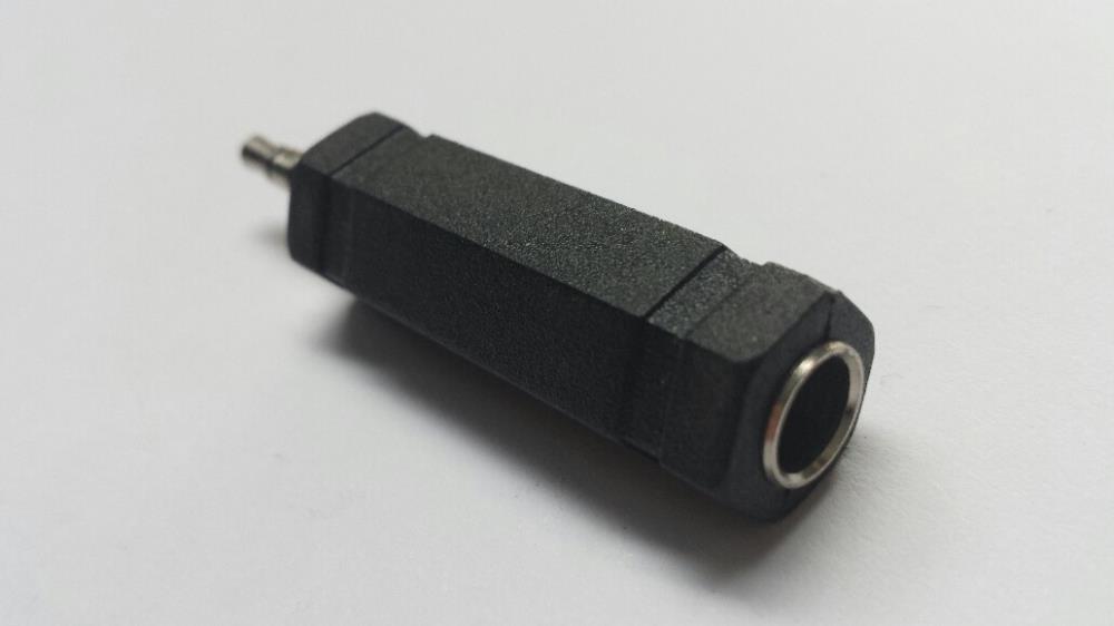Adapter Klinke Stecker 3,5mm STEREO /Klinke Buchse 6,3mm ST