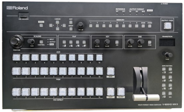 ROLAND V-800HD Multi-Format Video Switcher – gebraucht im Koffer Case gebraucht