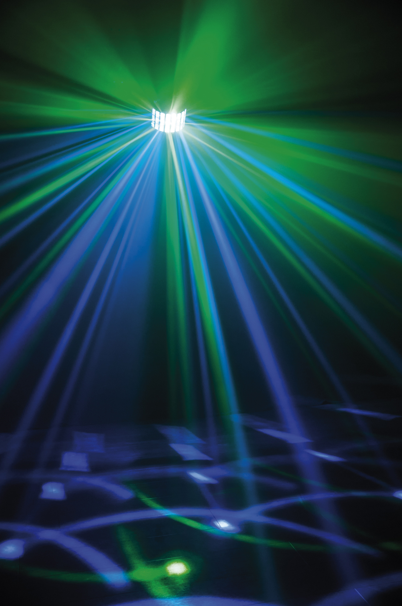 SHOWTEC Techno Derby 2-in-1 Light effect RGBW Intensive farbige Strahlen