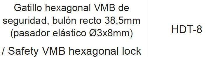 VMB 2026C Safety VMB hexagonal lock