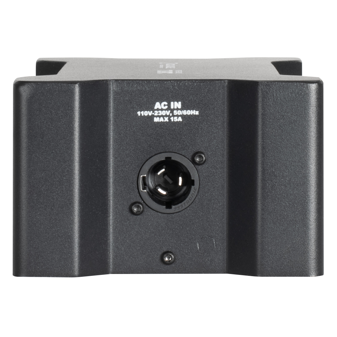 ADJ Power Bone: T1PC Stromverteilerbox Powercon 4x Powercon out, Tue1 in/ out durchschleibar