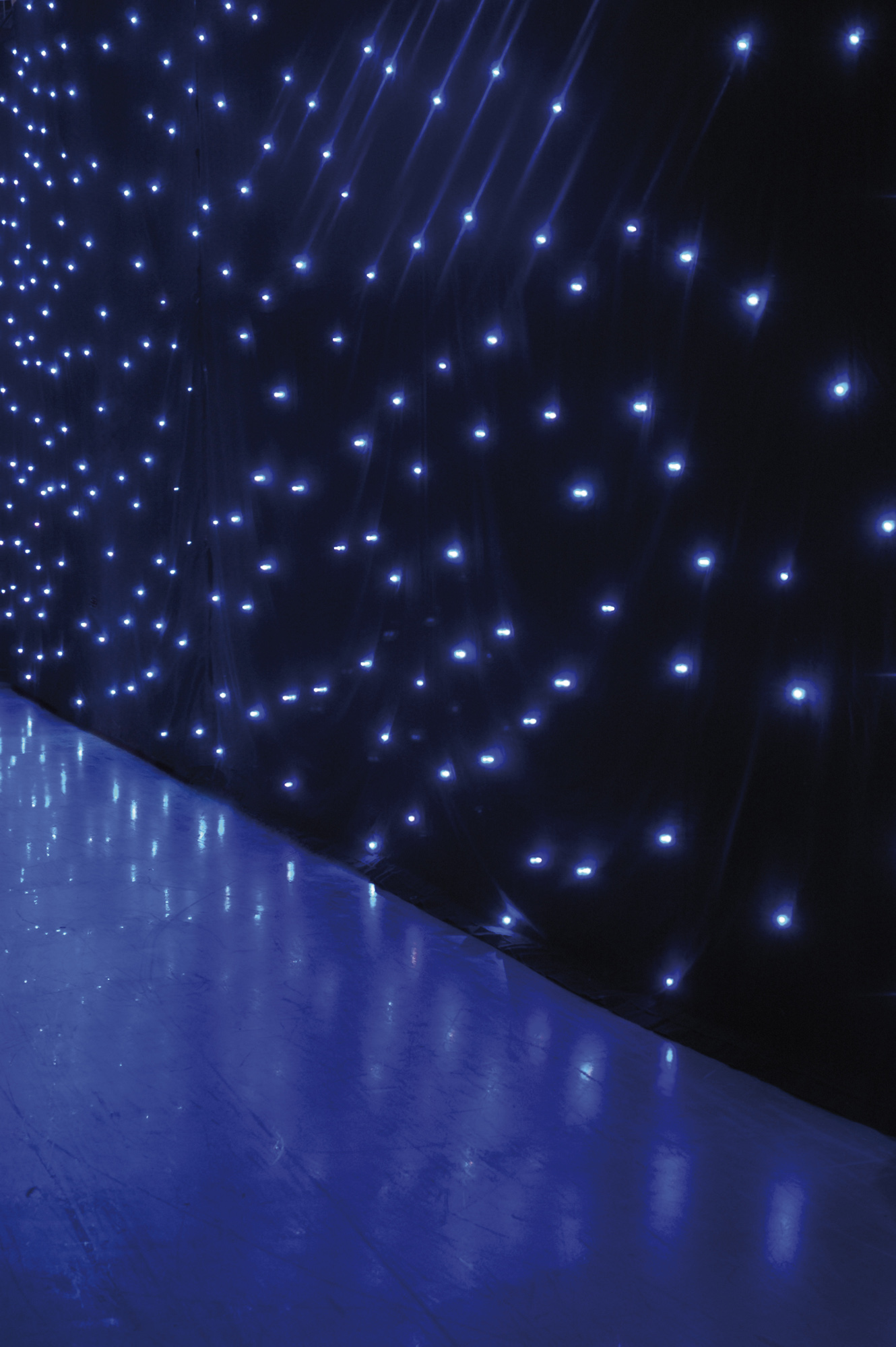 SHOWTEC Star Dream 6x4m, 192 LED White Stern Vorhang