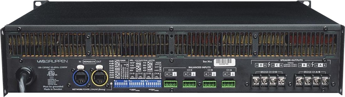 LAB GRUPPEN C 88:4 Amp 4x2100Watt/4 Ohm 2HE