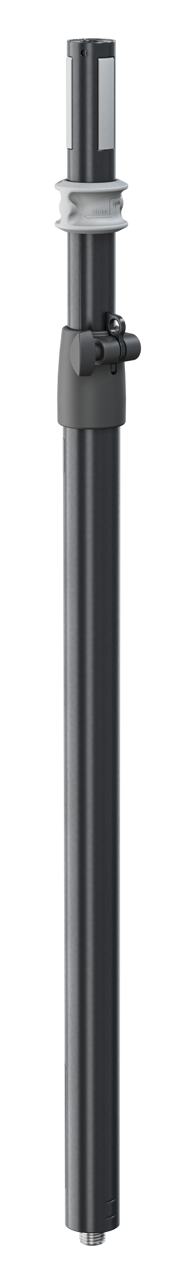 K&M 21377 Distance rod »Easy Lock« steel black 900 to 1400 mm