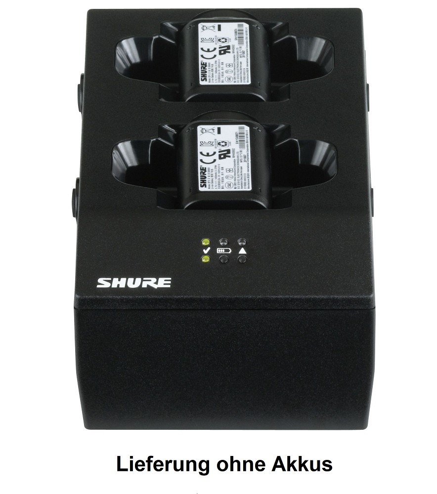 SHURE SBC200 Dual Docking Tischladegerät  ohne Netzteil