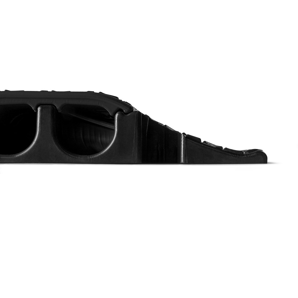 DEFENDER MICRO 2 BLK Cable Protector 2 channels | black | medium duty | height 4.5cm