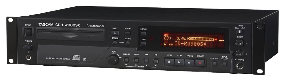 TASCAM CD-RW900SX 19“, 2HE, Audio-CD-Recorder, , CD-R / CD-R CD-RW / CD-R Digital Audio & CD-RW Digital Audio