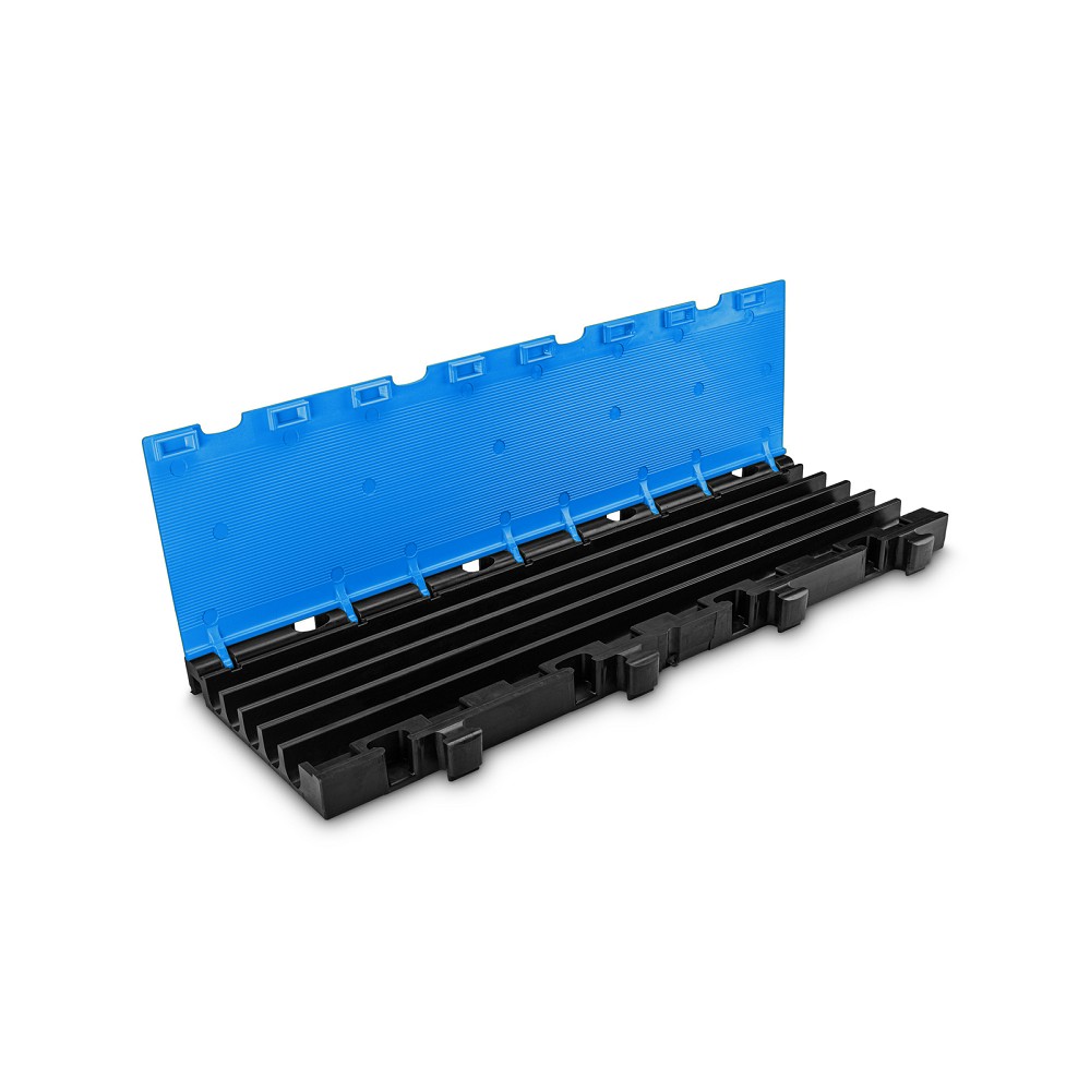 DEFENDER MIDI 5 2D SET BLU Modular system 5 channels | SET blue | wheelchair-accessible transition | height 5.4 cm