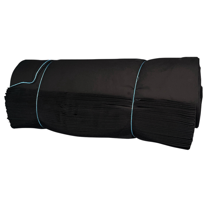 WENTEX Deko molton 3(w) x 60(l)m, black Molton 160 g/m² Rolle