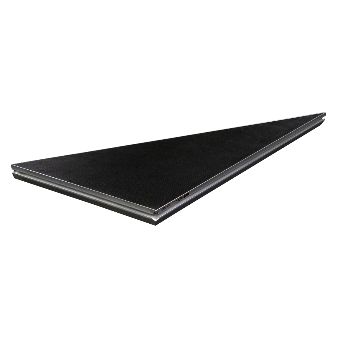 DURASTAGE 750 2x1m Bühnenpodest 200x100cm dreieckig links, 750 kg/m², TÜV-geprüft (DIN 15921)